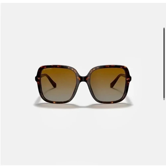 NIB AUTHENTIC BVLGARI 504/T5 - HAVANA-POLAR BROWN GRADIENT
OVERSIZED SUNNIES - Picture 6 of 13